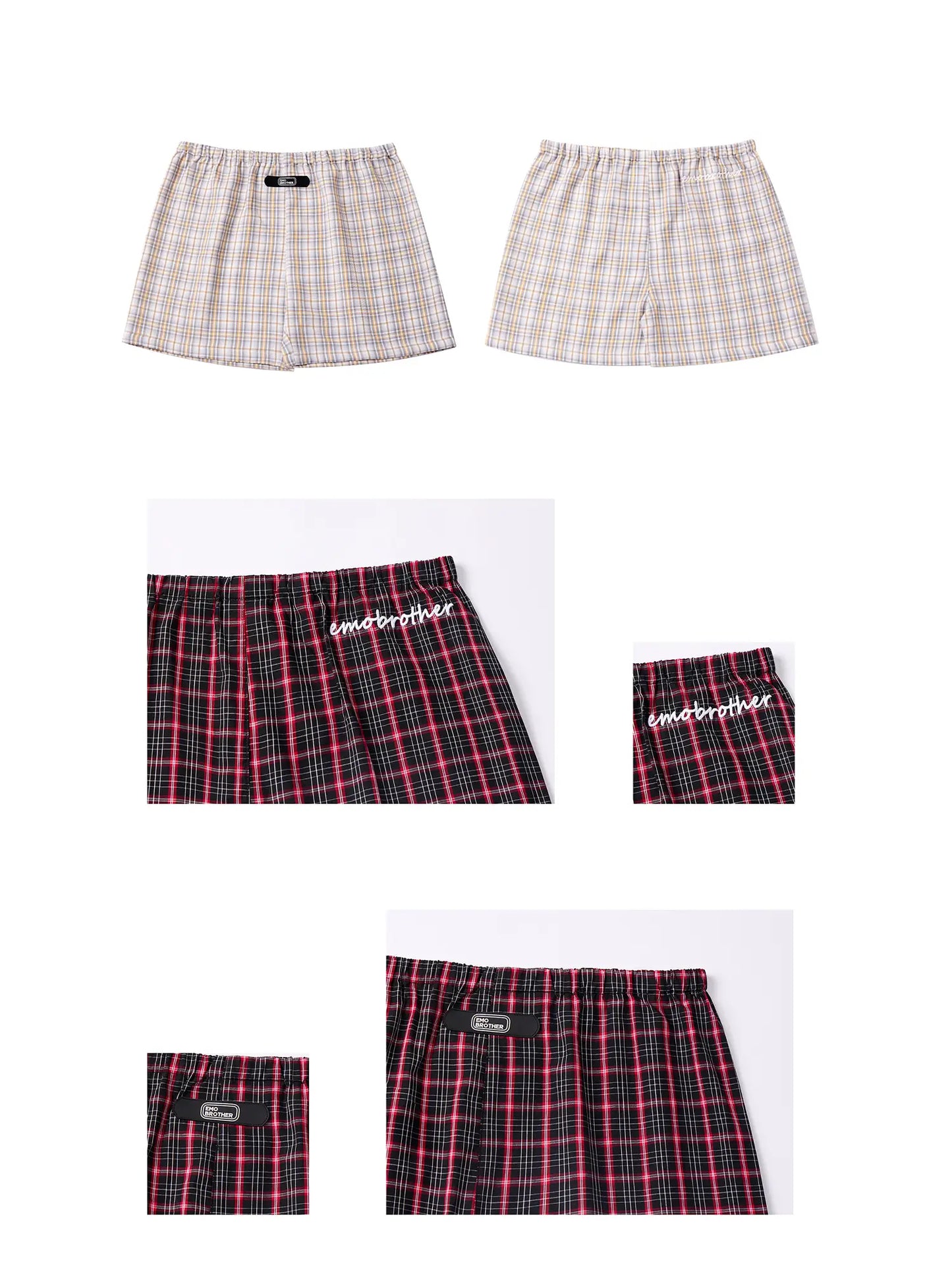Classic Plaid Boxers Briefs 2 Pack
