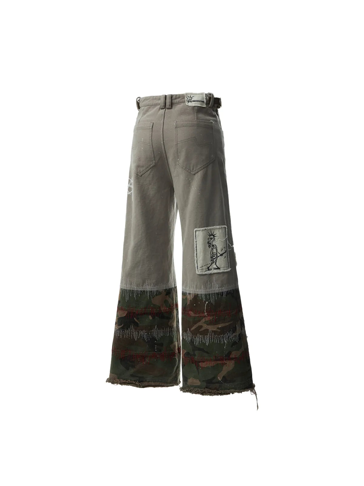 Graffiti Print Cargo Pants
