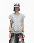 EMO Retro Polka Dot Napoleon Vest