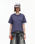 EMO Structured Micro Logo Essential Tee Purple