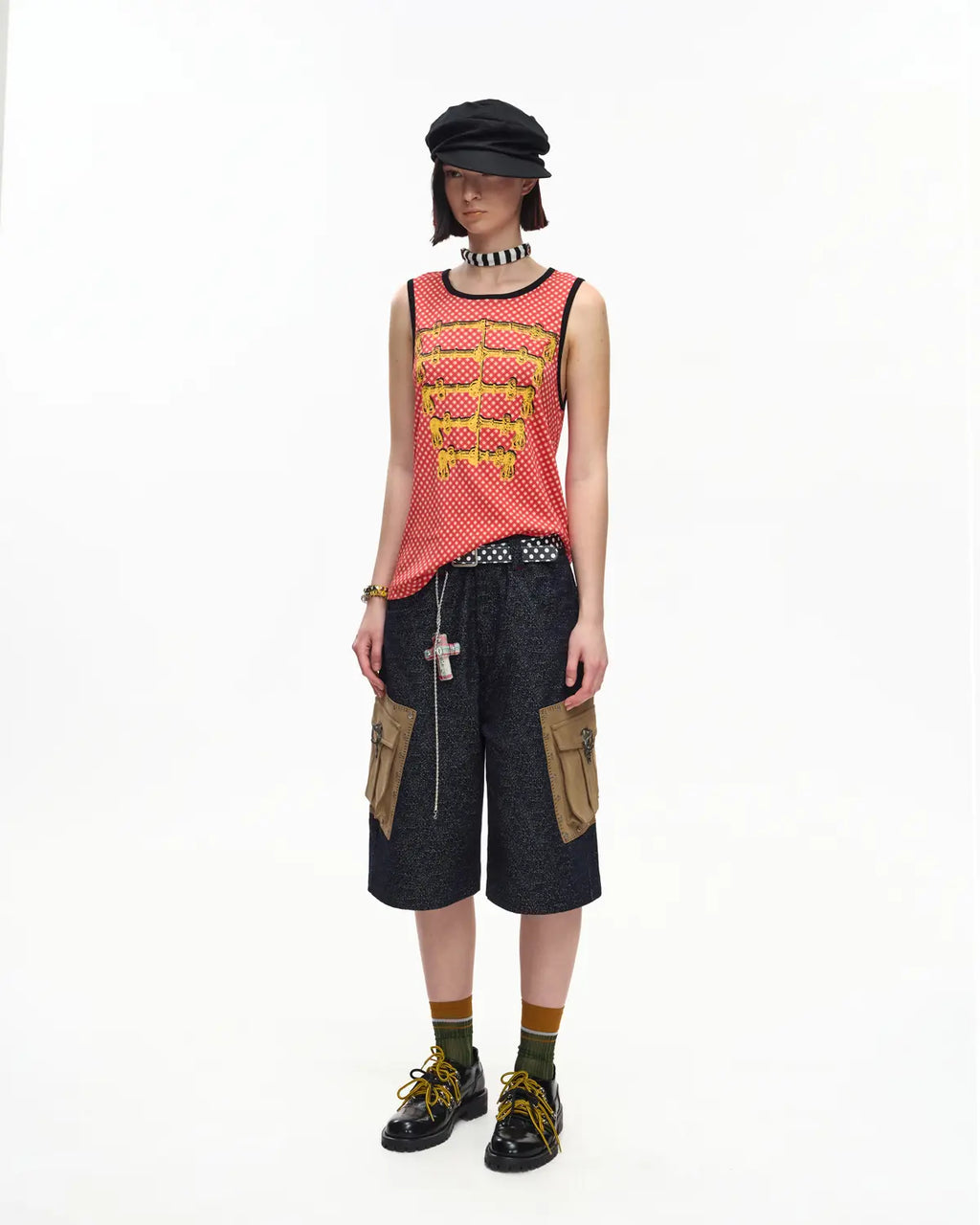 EMO Red Gingham Napoleon Tank