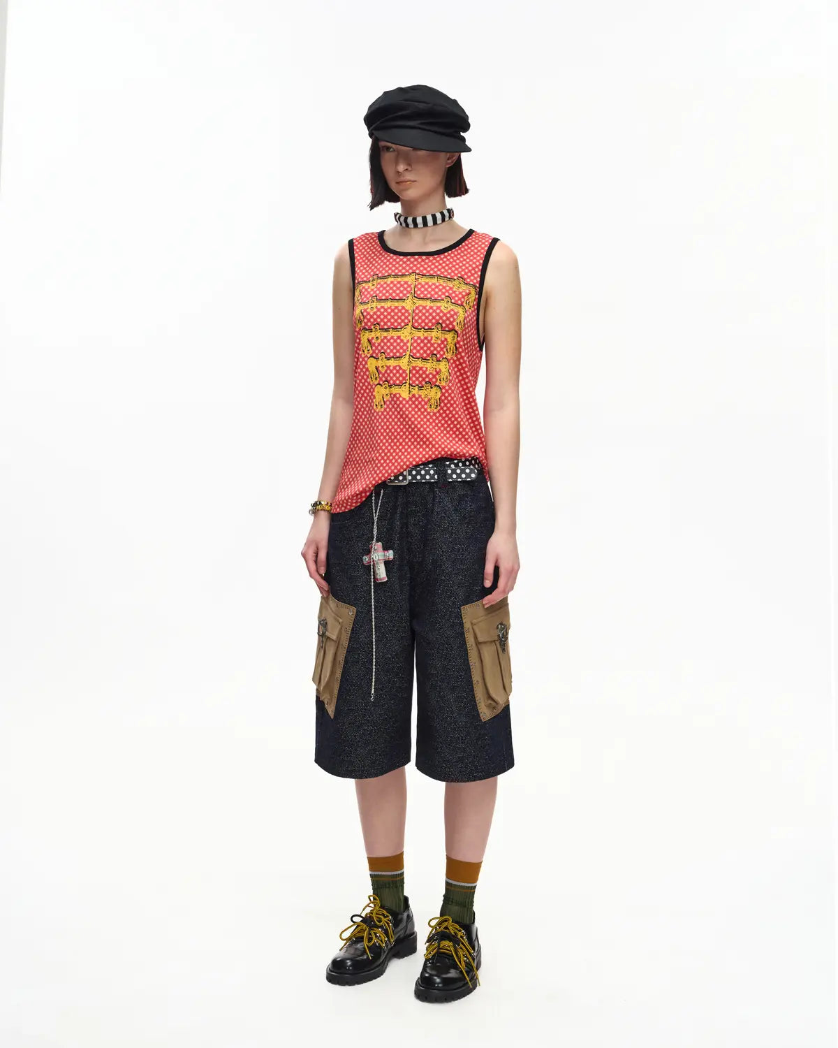 EMO Red Gingham Napoleon Tank
