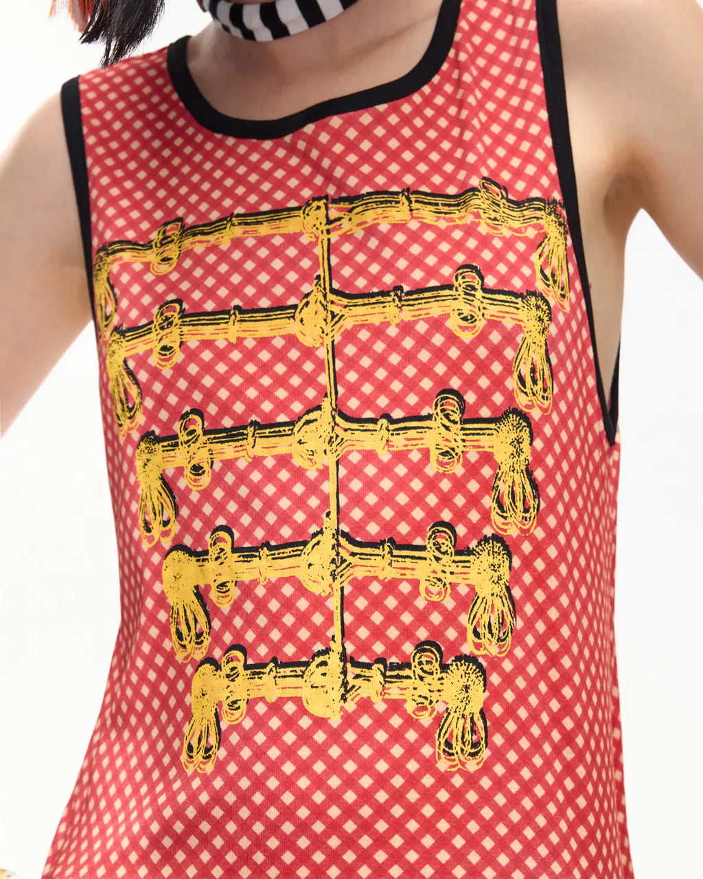 EMO Red Gingham Napoleon Tank