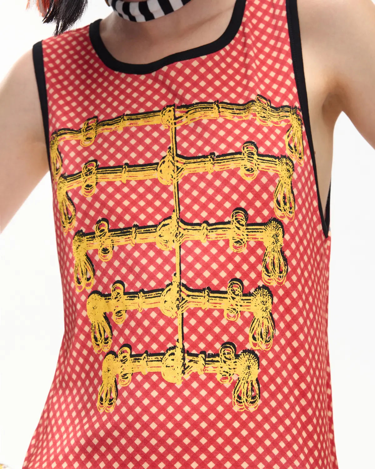 EMO Red Gingham Napoleon Tank