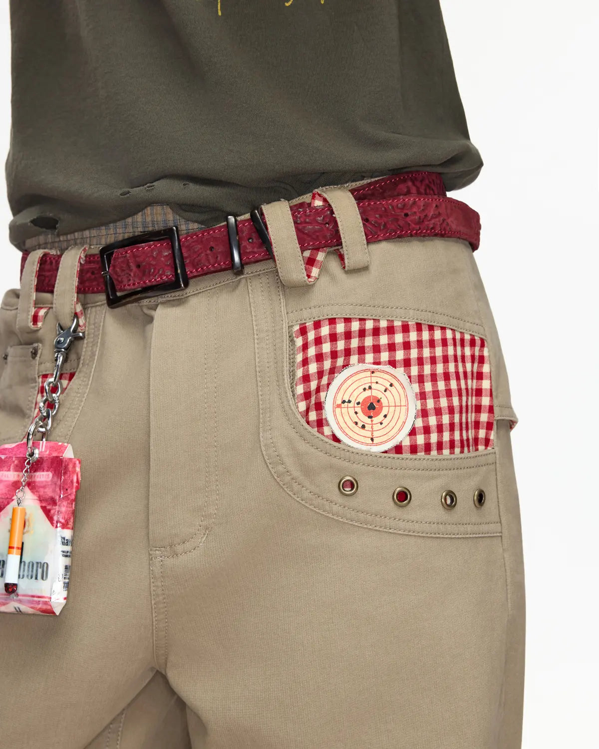 EMO Vintage Washed Flared Work Pants
