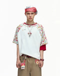 EMO Contrast Rib Frogging Tee