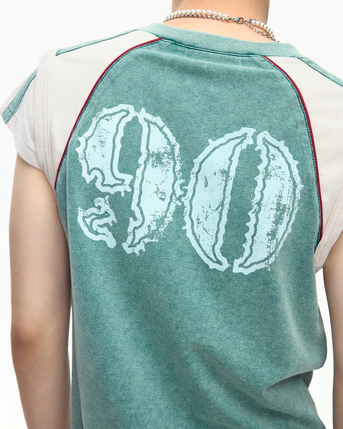 EMO Retro Soccer Raglan Tee Green