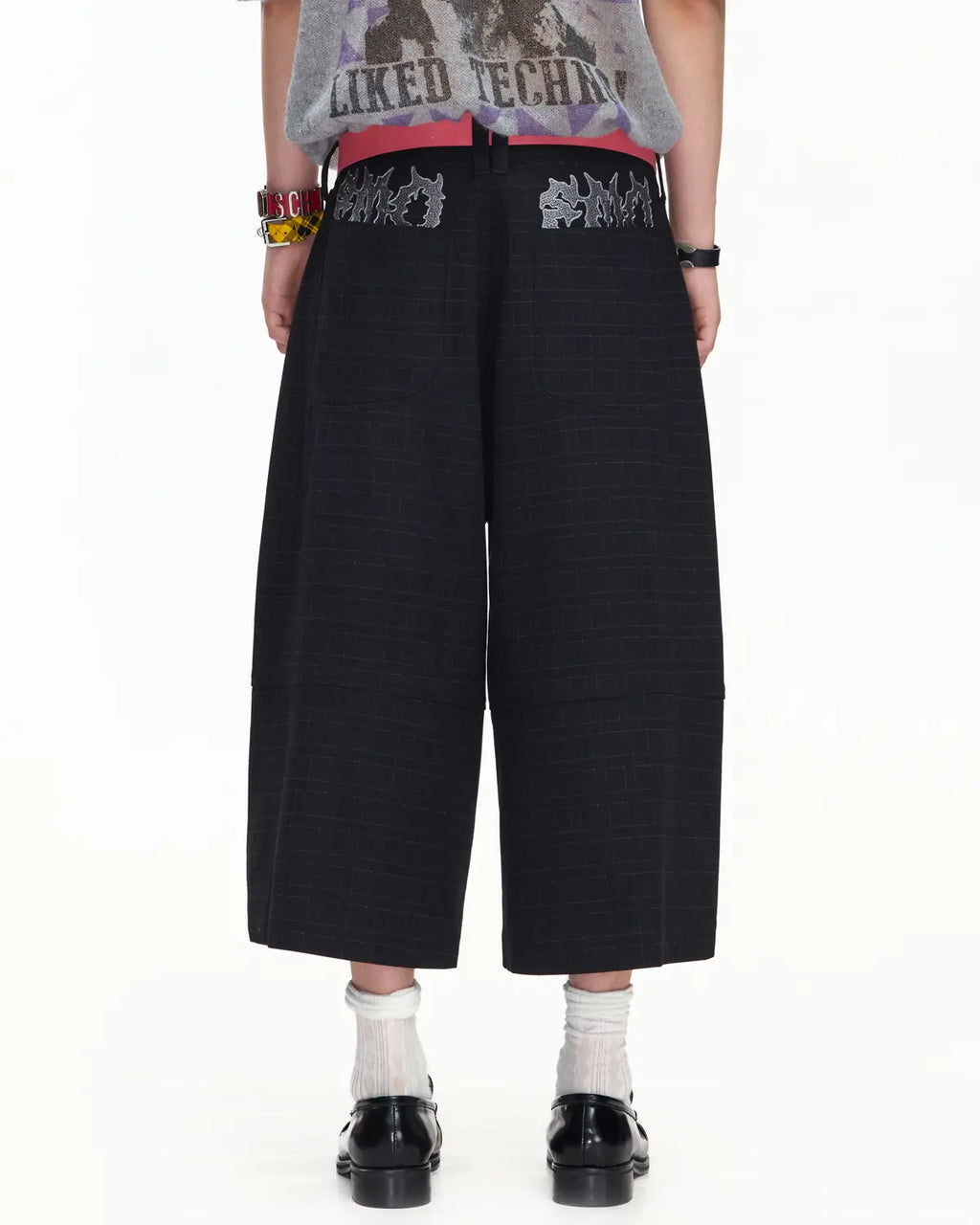 EMO Pleated Suit Cropped Pants