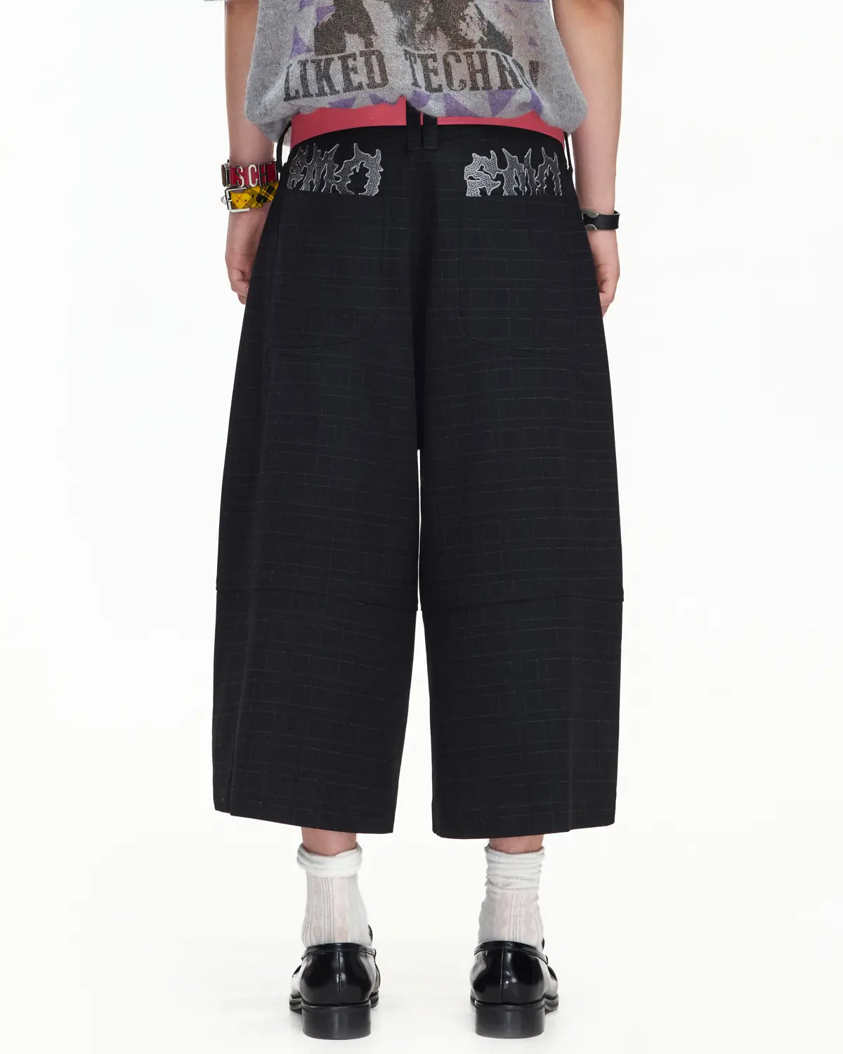 EMO Pleated Suit Cropped Pants