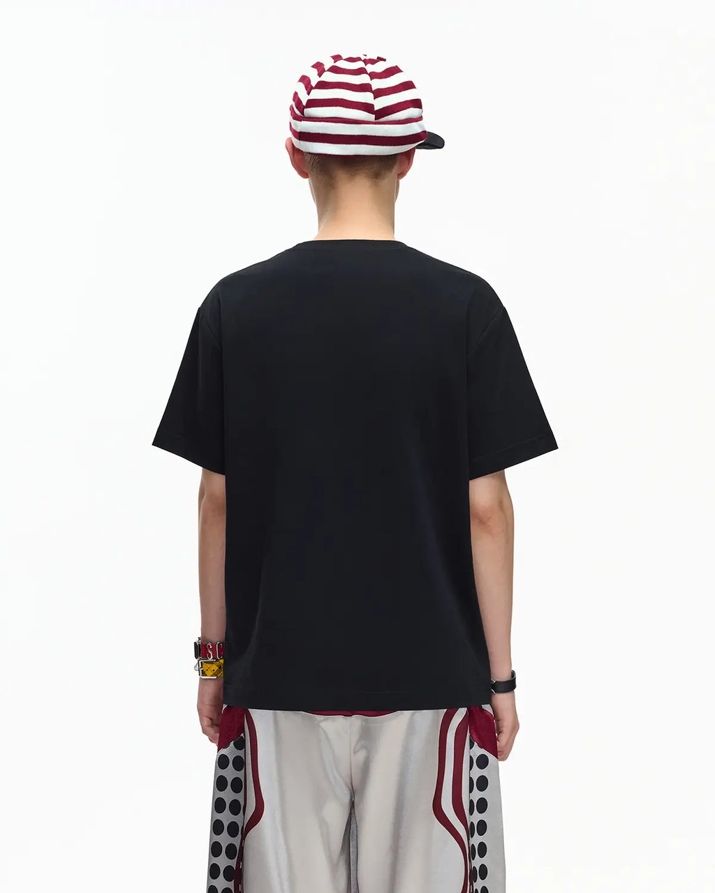 EMO Structured Micro Logo Essential Tee Black