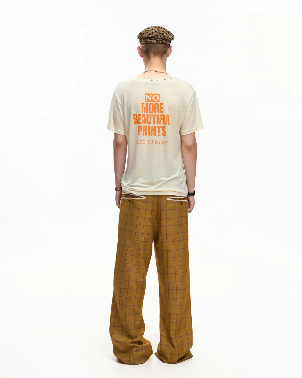 EMO Deconstructed Plaid Jacquard Trousers