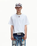 EMO Structured Micro Logo Essential Tee White
