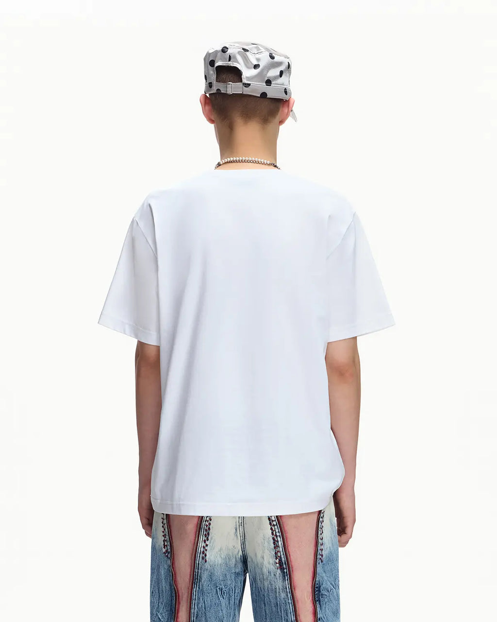 EMO Structured Micro Logo Essential Tee White
