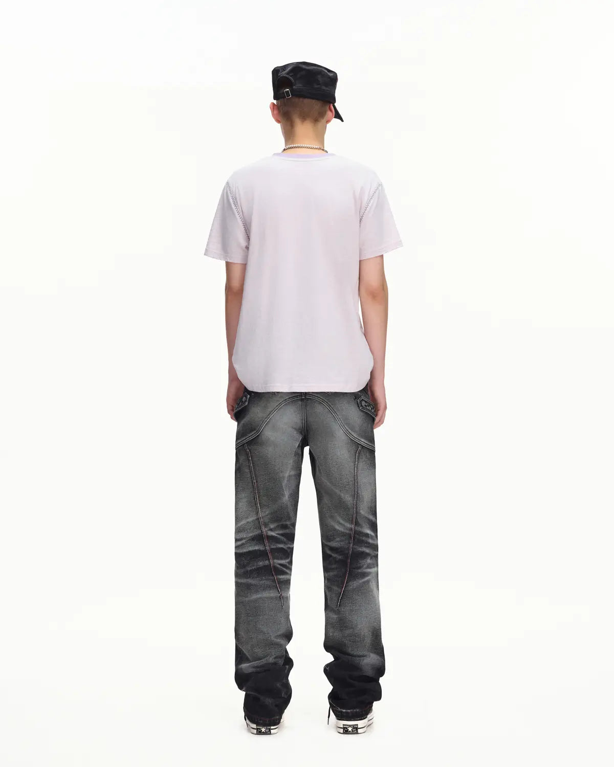 EMO Vintage Washed V-Neck Tee