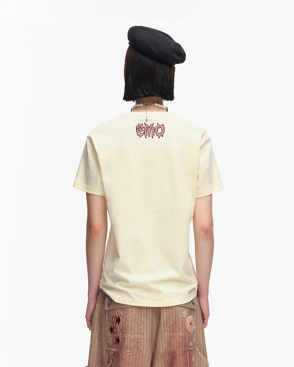 EMO Ripped Smiley Tailored Fit Tee