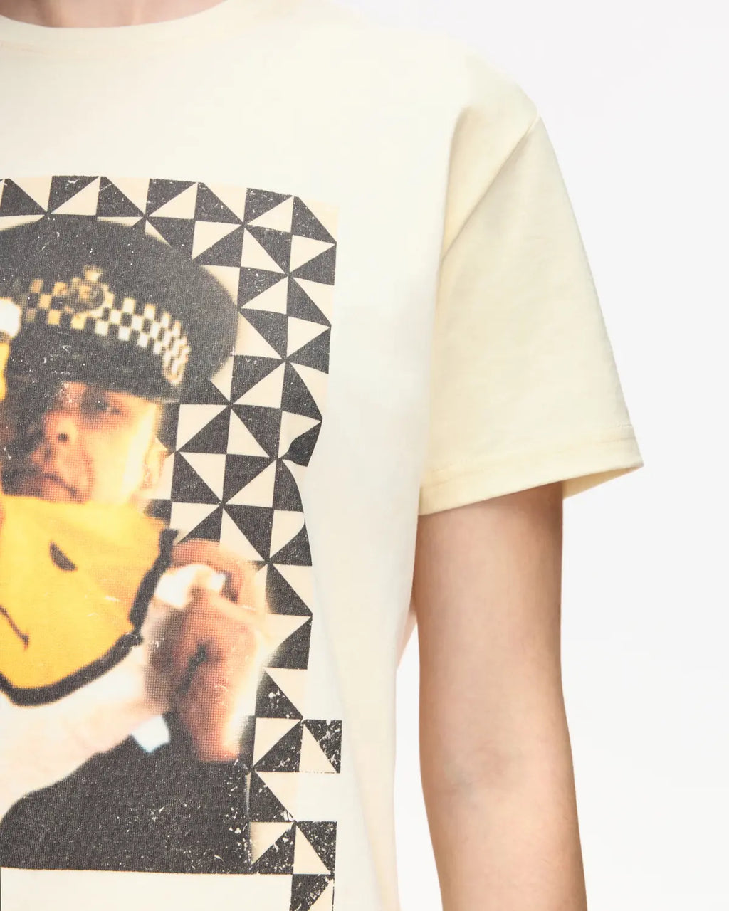 EMO Ripped Smiley Tailored Fit Tee