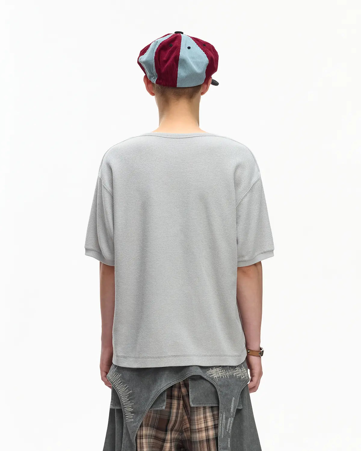 EMO Washed Waffle Boxy Tee