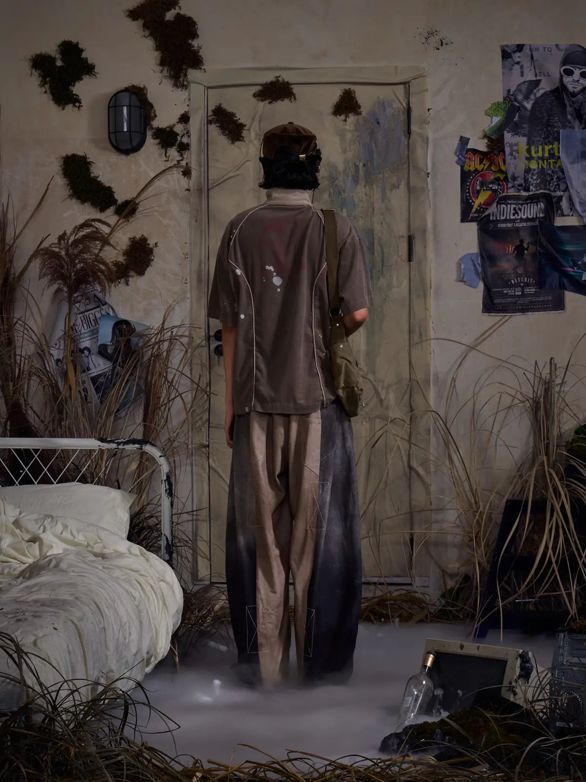 EMO"Brainwash Bypass" Paneled Trousers