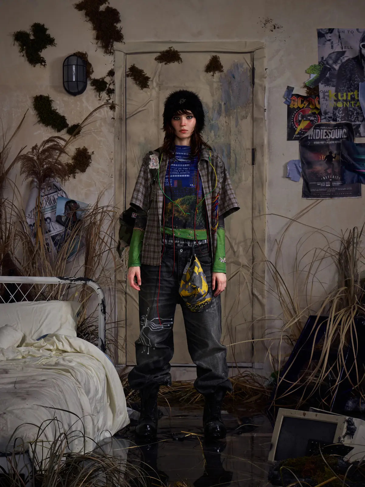 EMO "Digital Erosion" Straight Leg Jeans