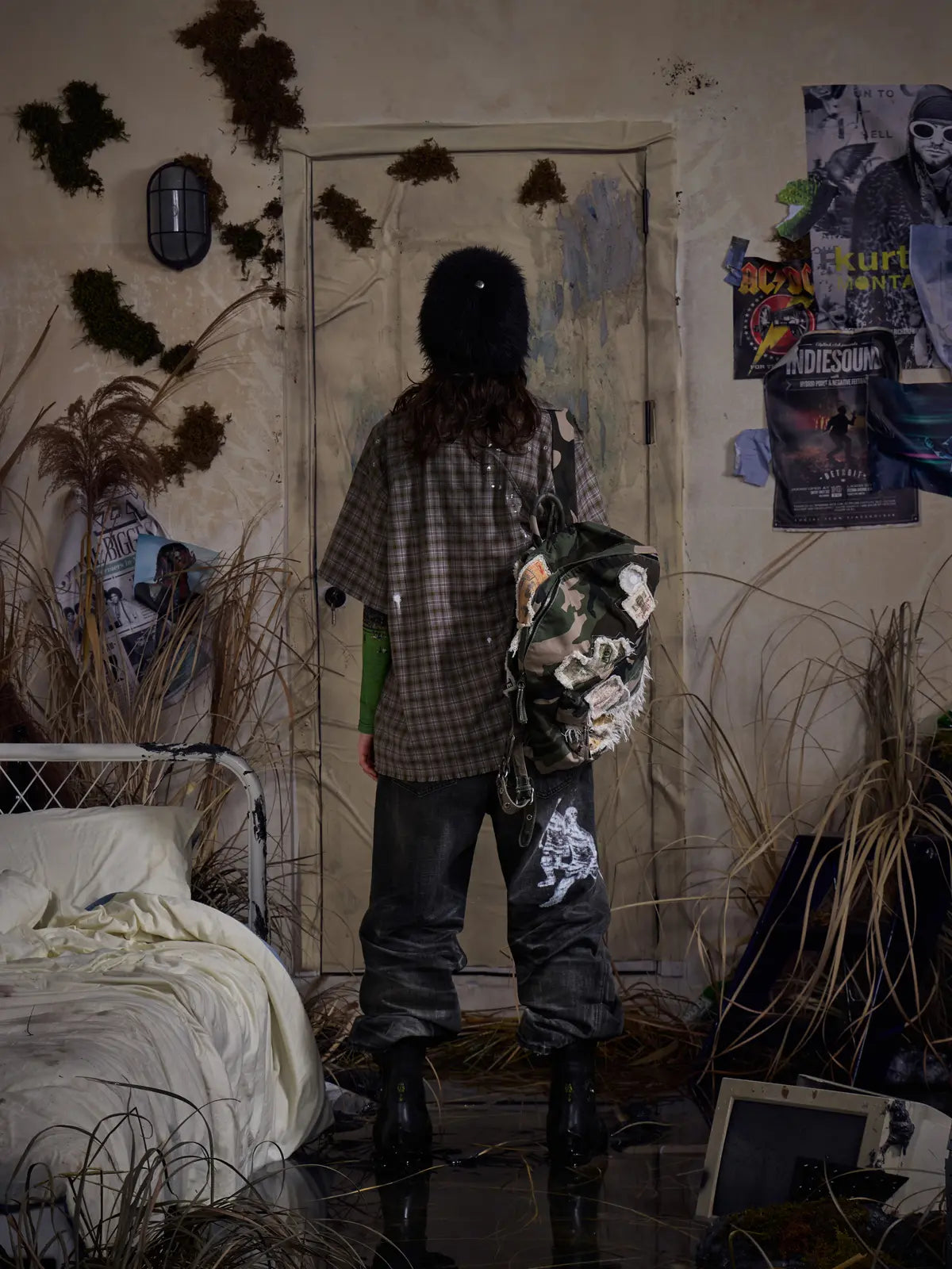 EMO "Digital Erosion" Straight Leg Jeans