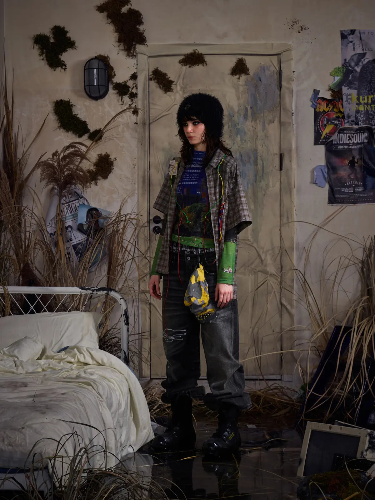 EMO "Digital Erosion" Straight Leg Jeans