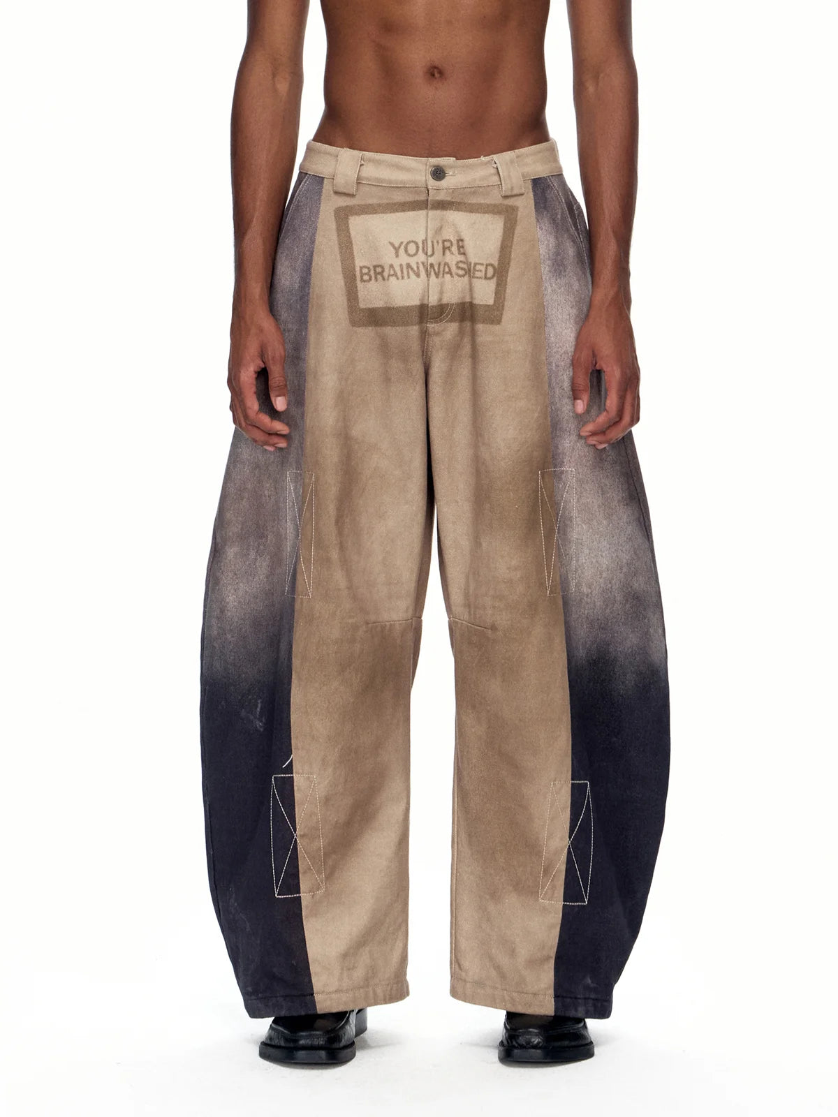 EMO"Brainwash Bypass" Paneled Trousers