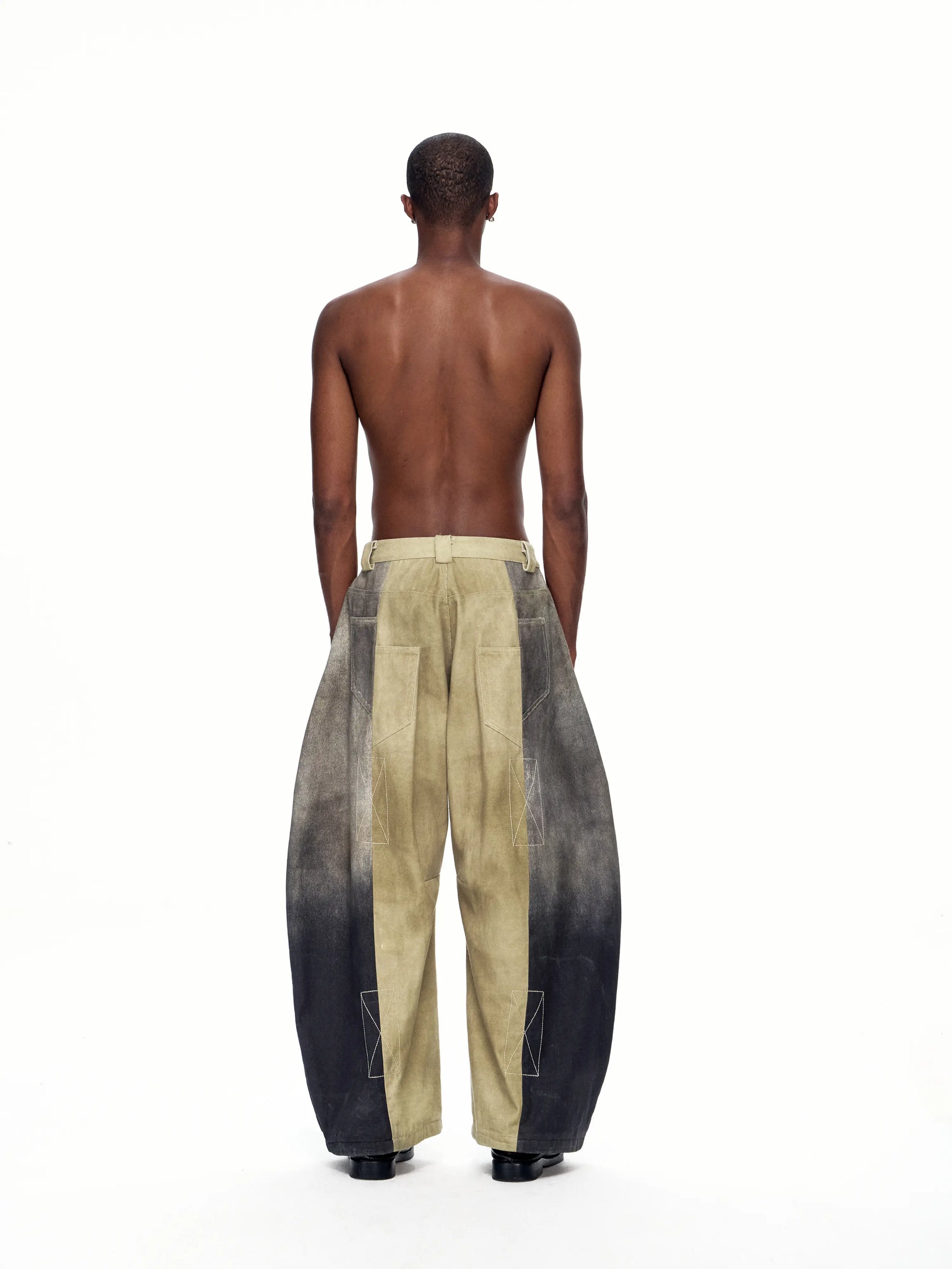 EMO"Brainwash Bypass" Paneled Trousers