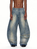 EMO "Circuit Burn" Curved Jeans