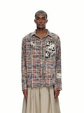 EMO"Distortion Plaid" Oversized Shirt