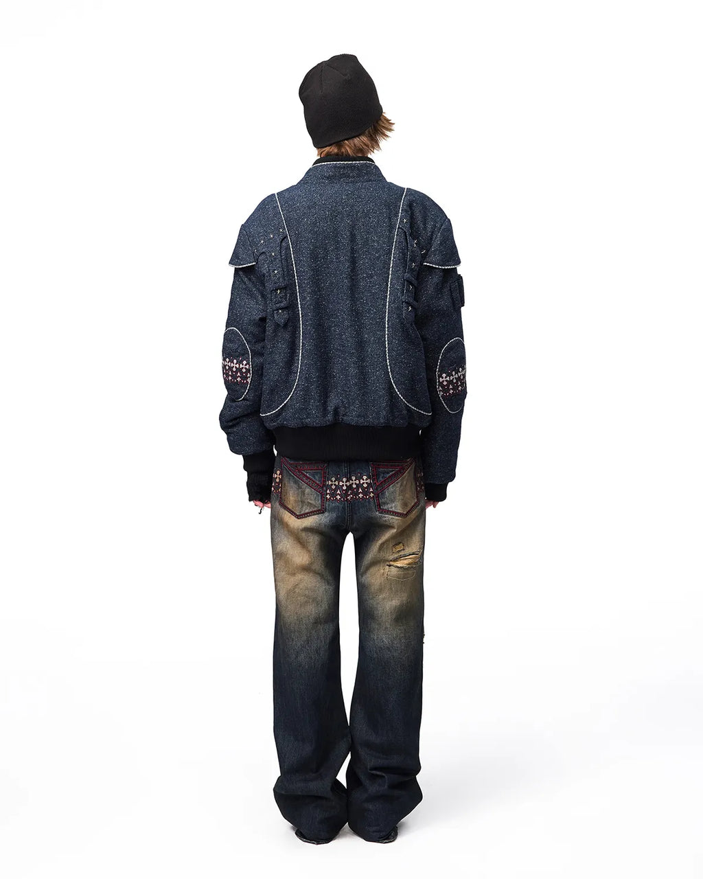EMO Panelled Brushed Flight Jacket