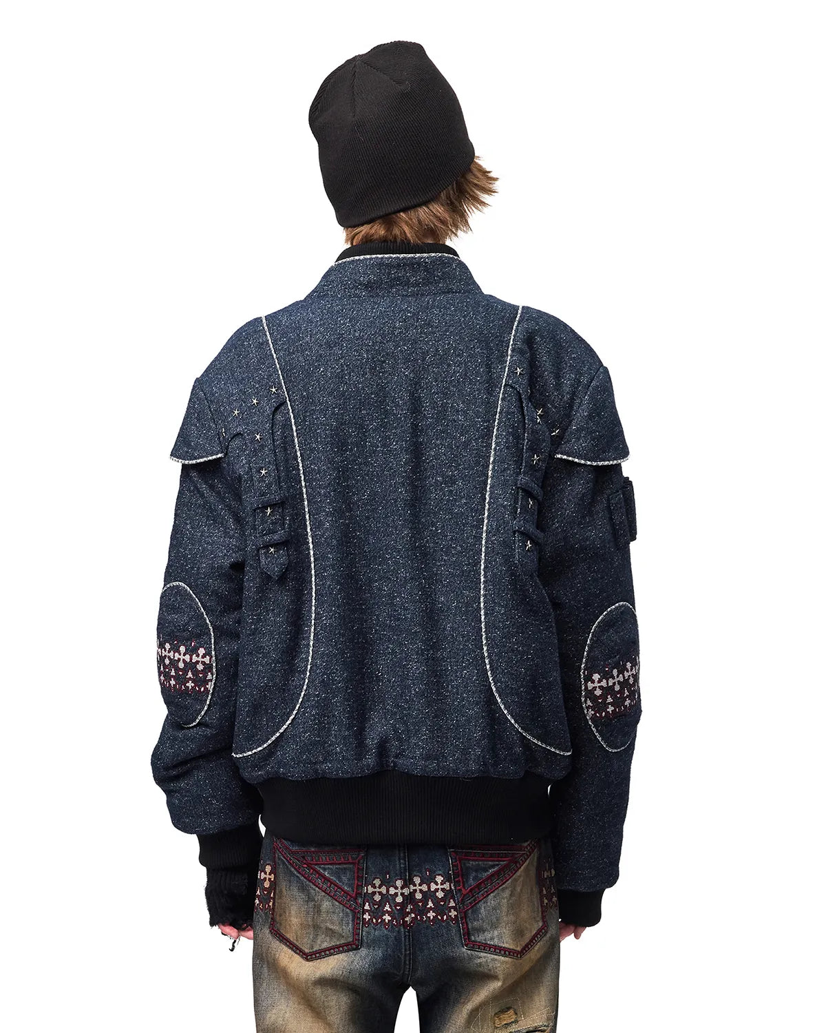 EMO Panelled Brushed Flight Jacket