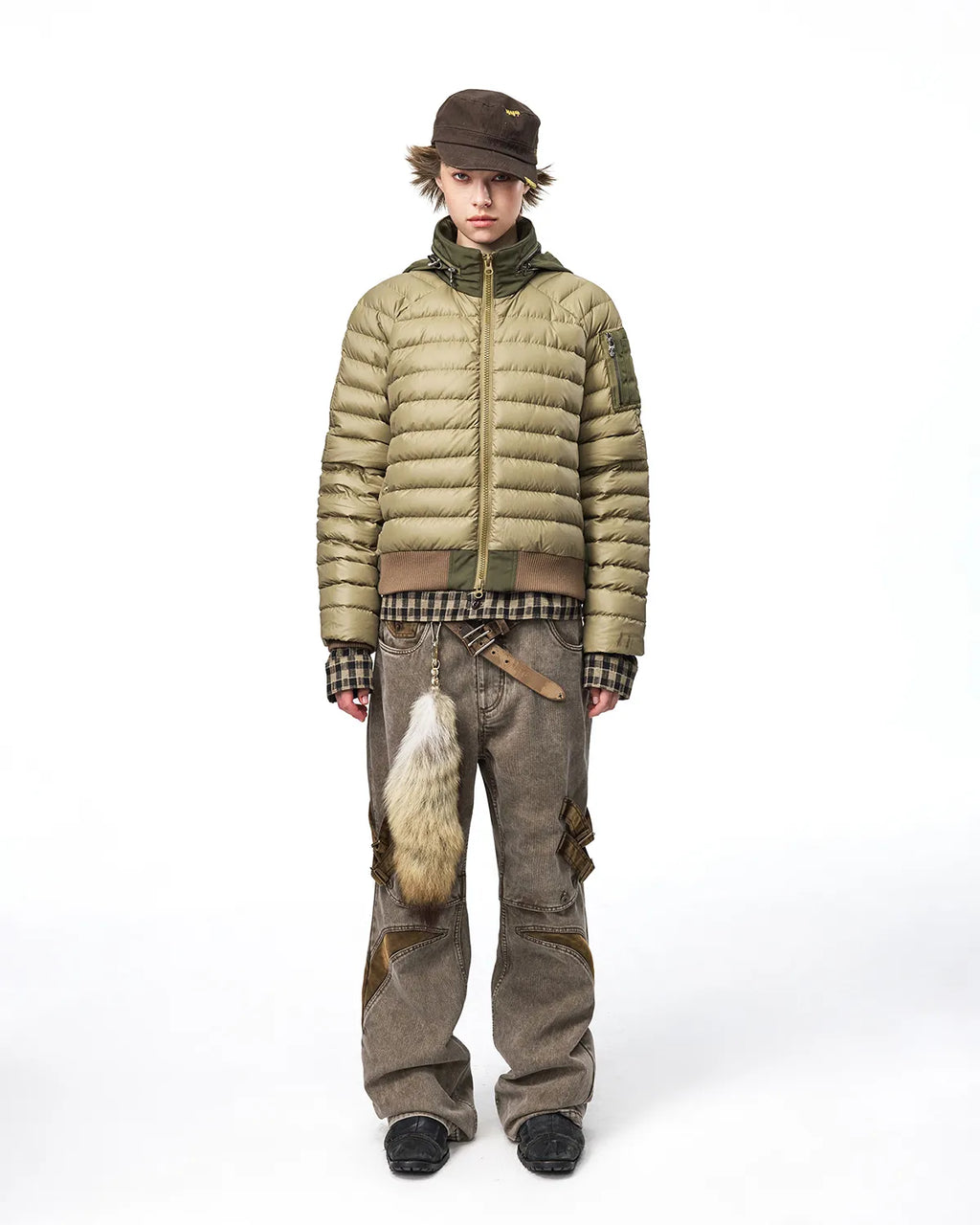 EMO Detachable Sleeve Puffer Jacket