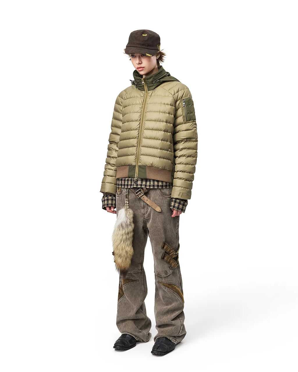 EMO Detachable Sleeve Puffer Jacket