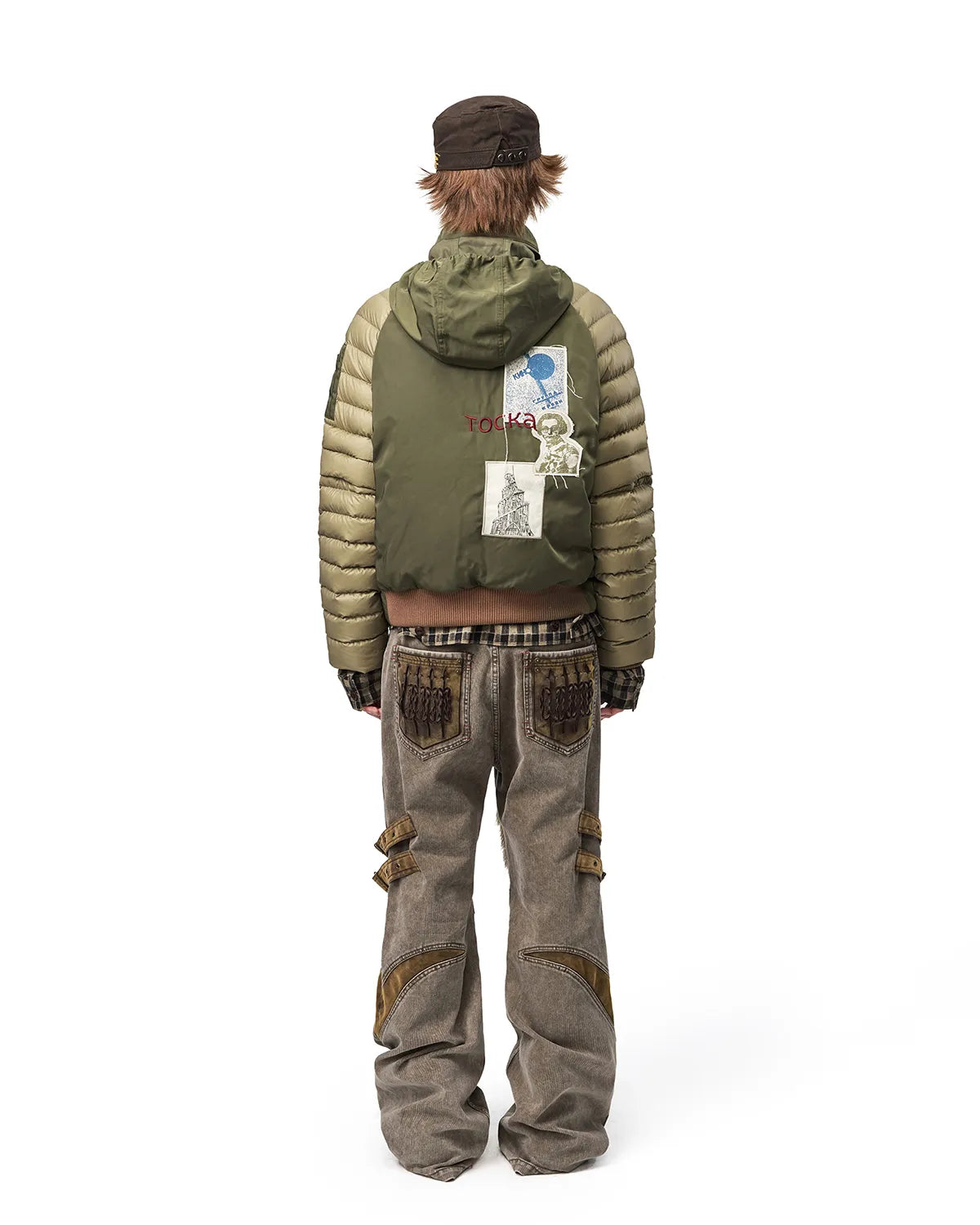 EMO Detachable Sleeve Puffer Jacket