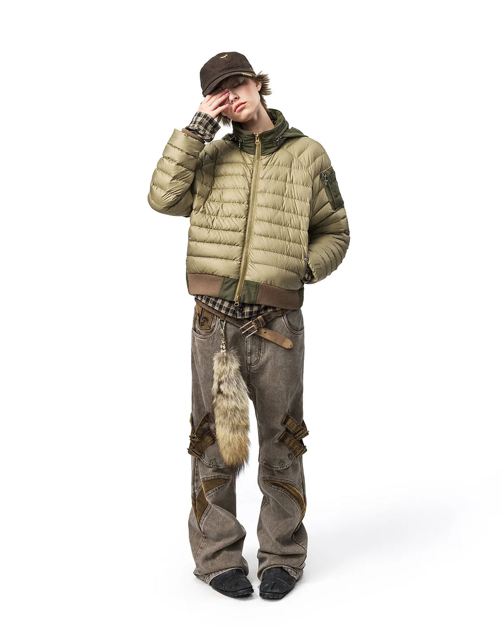 EMO Detachable Sleeve Puffer Jacket