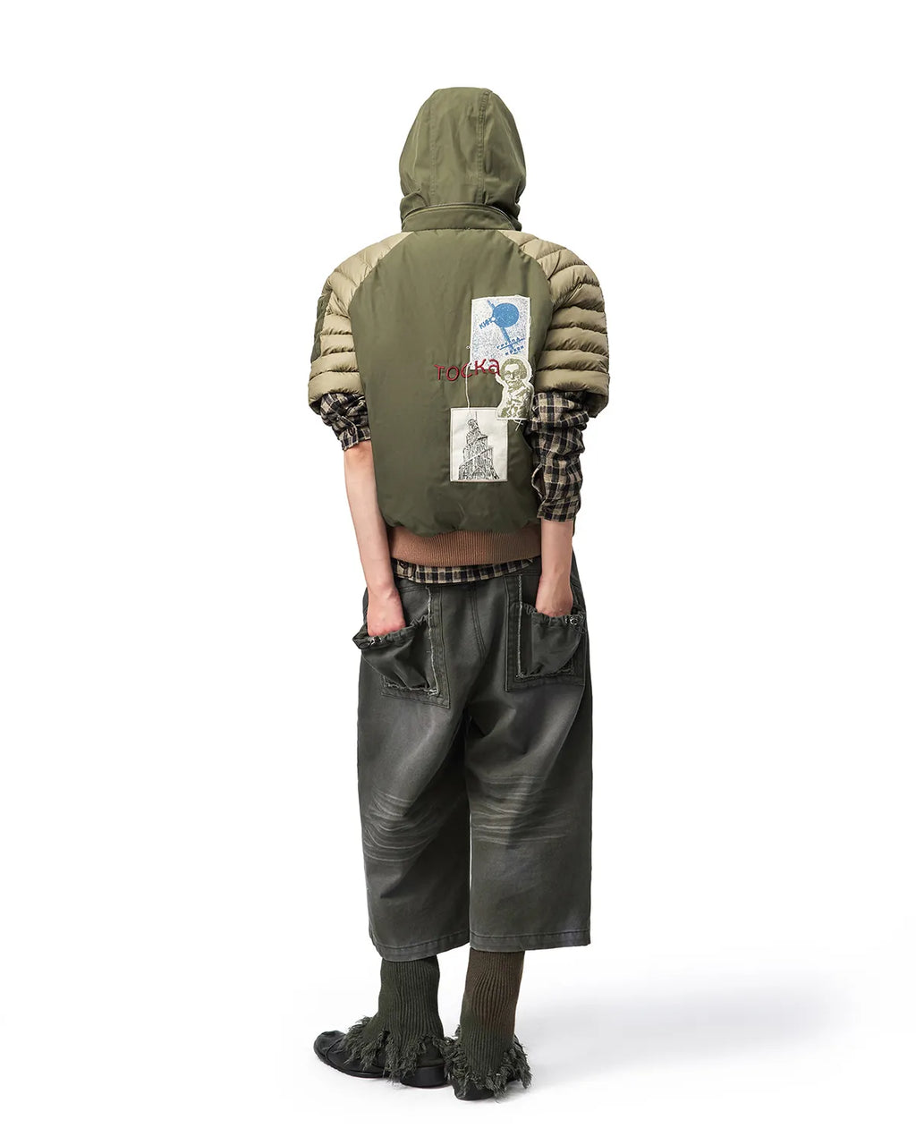 EMO Detachable Sleeve Puffer Jacket