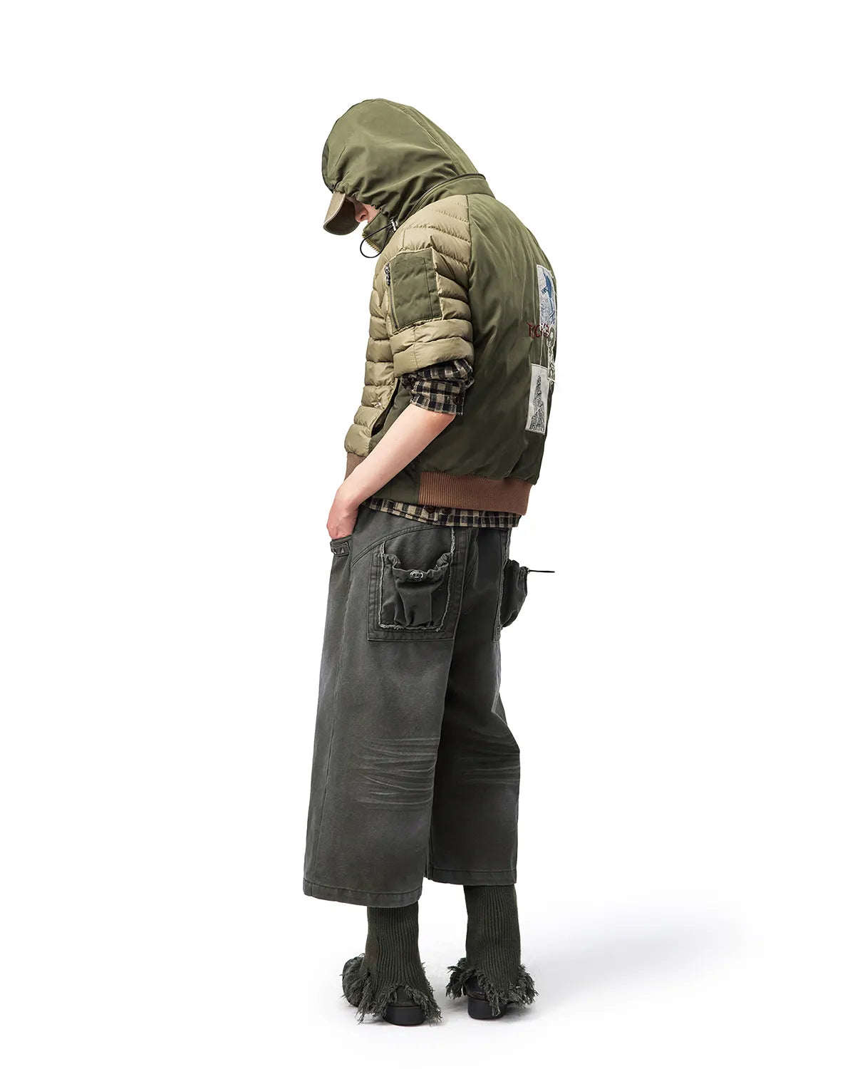 EMO Detachable Sleeve Puffer Jacket