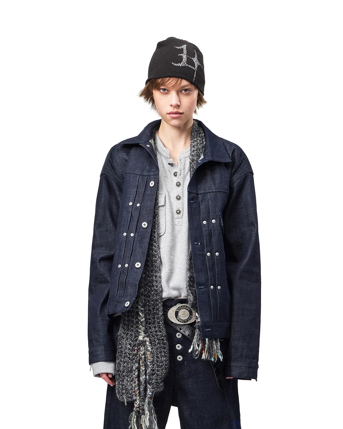 EMO Blue Selvedge Raw Denim Jacket