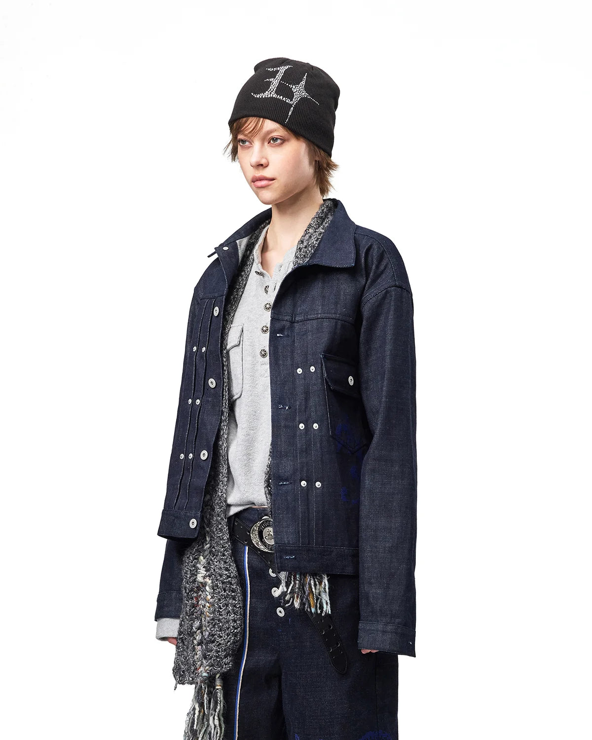 EMO Blue Selvedge Raw Denim Jacket