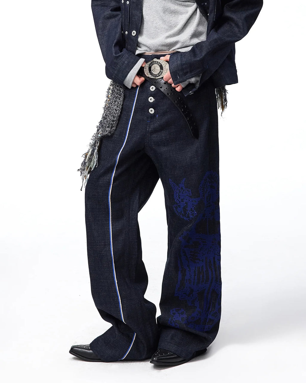 EMO Blue Selvedge Raw Denim Jeans