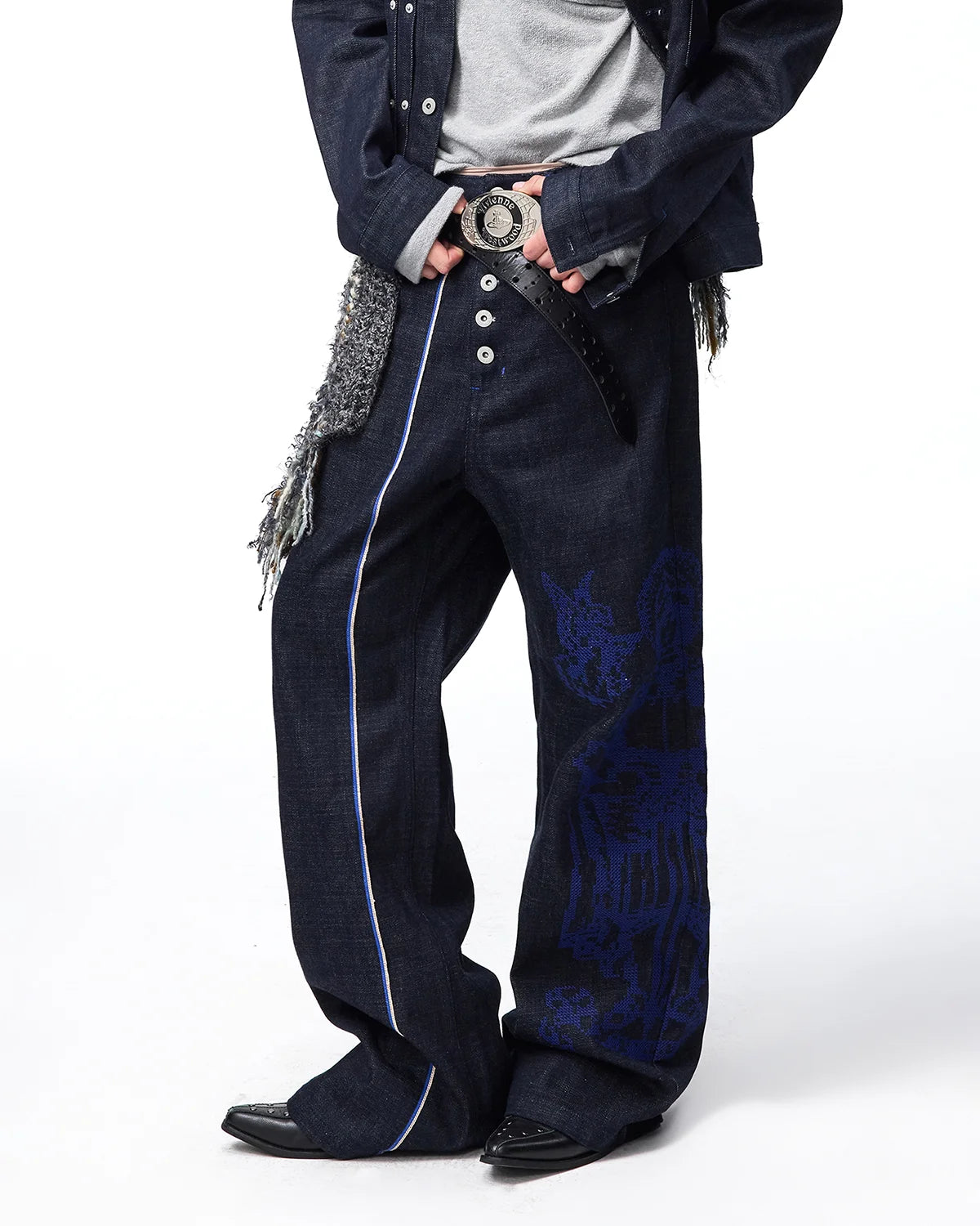 EMO Blue Selvedge Raw Denim Jeans