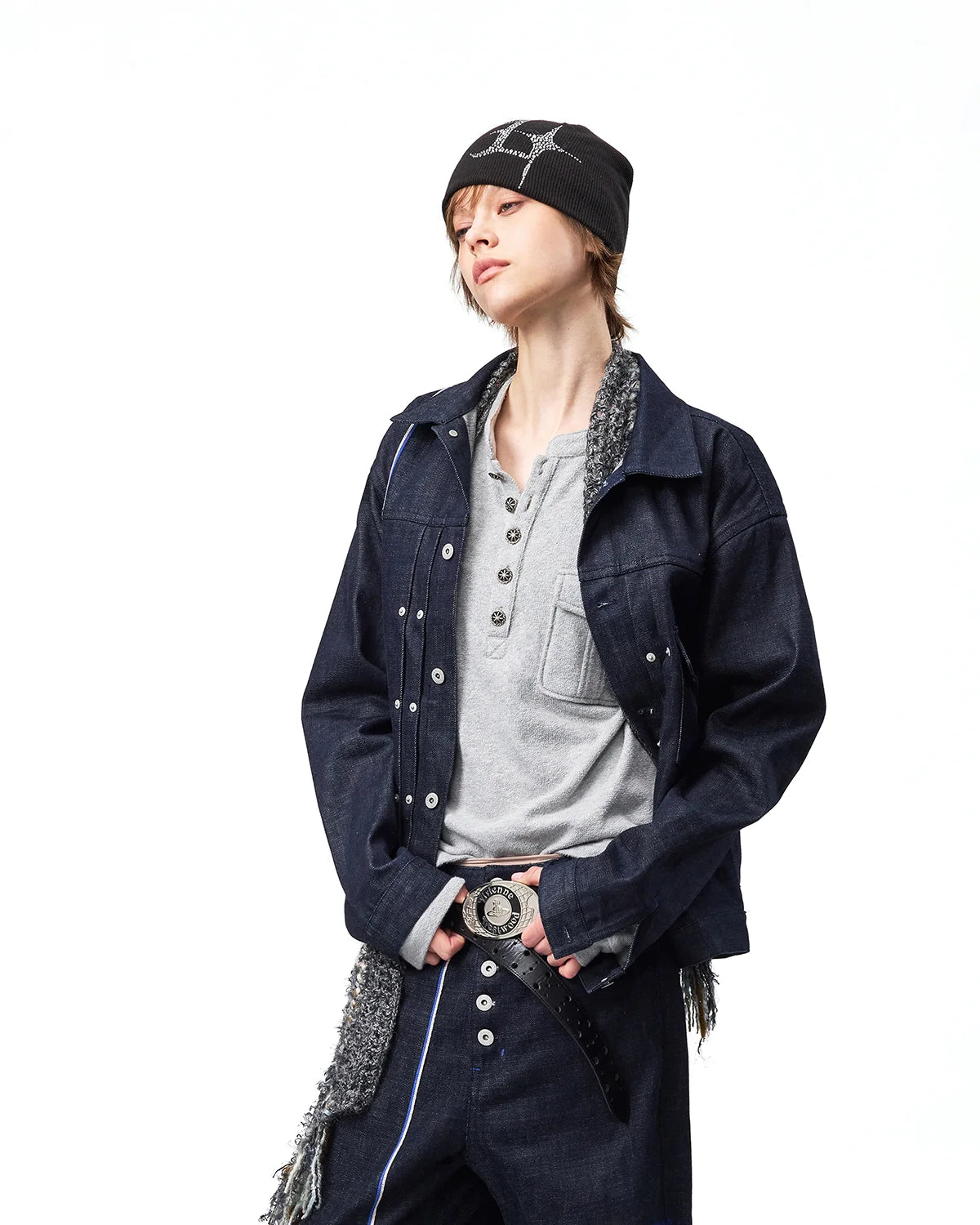 EMO Blue Selvedge Raw Denim Jacket