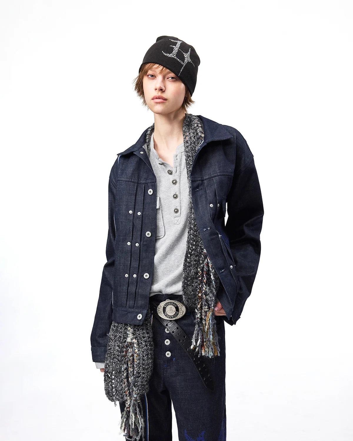 EMO Blue Selvedge Raw Denim Jacket