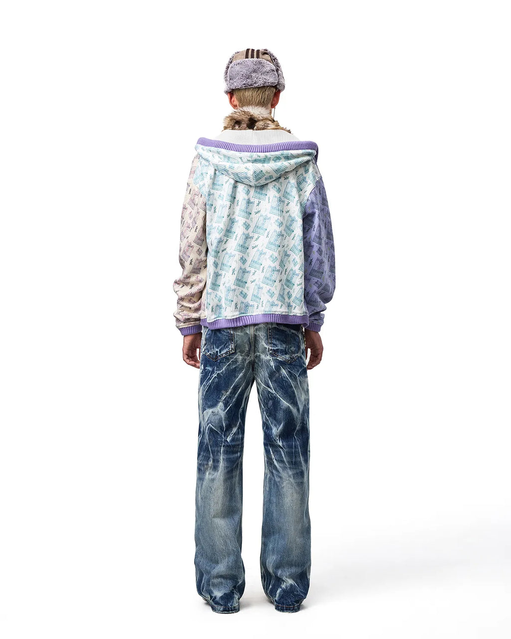 EMO Lightning Wash Wide-Leg Jeans
