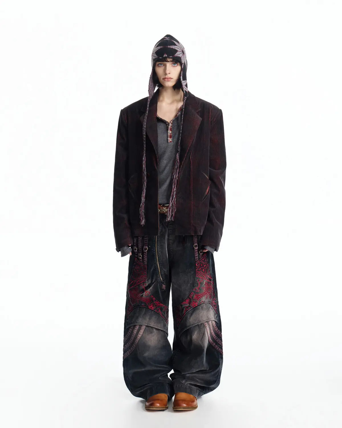 EMO Retro Velvet Corduroy Blazer