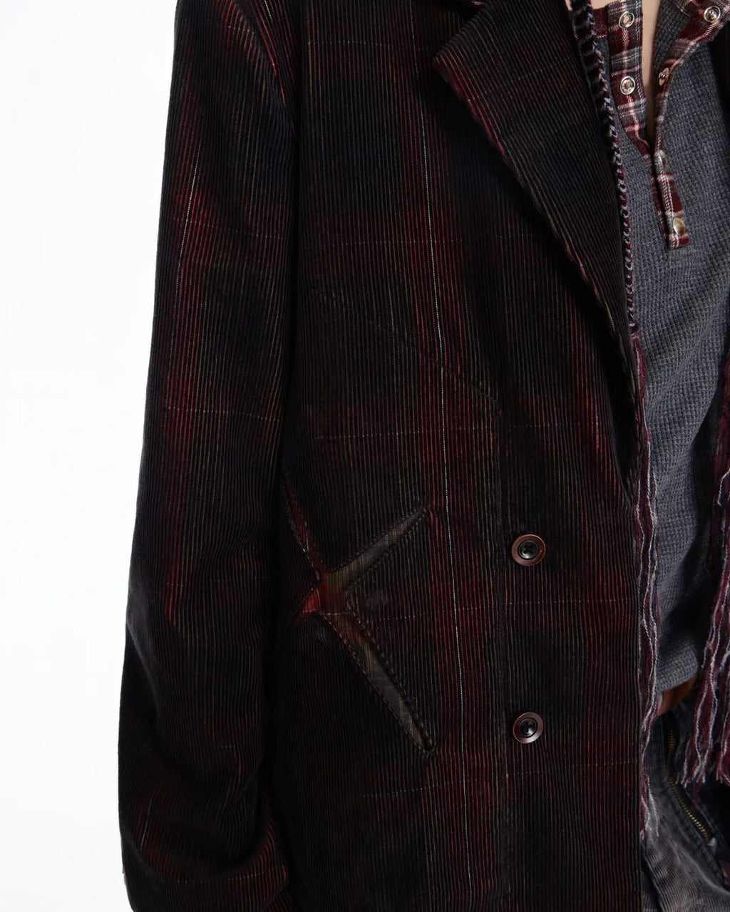 EMO Retro Velvet Corduroy Blazer