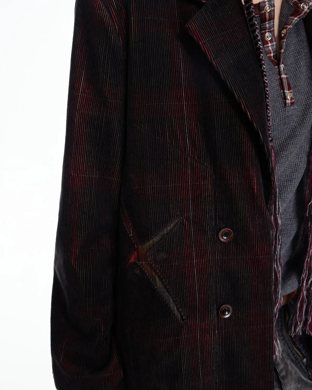 EMO Retro Velvet Corduroy Blazer