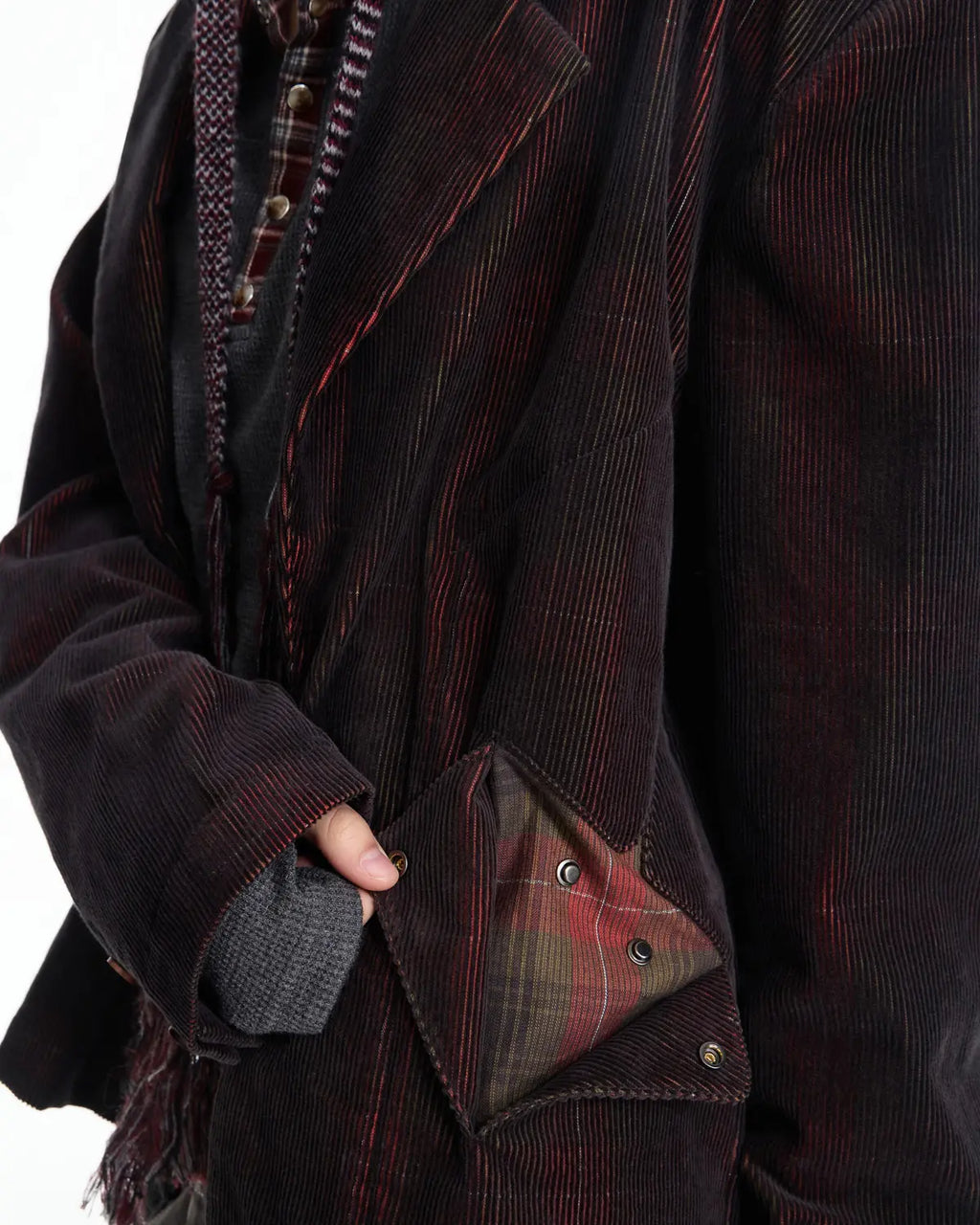 EMO Retro Velvet Corduroy Blazer