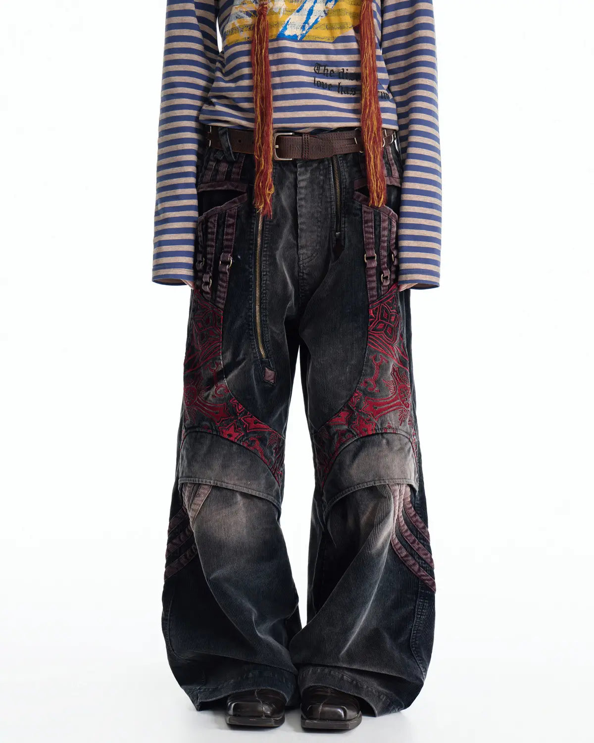 EMO Vintage Washed Corduroy Straight Pant