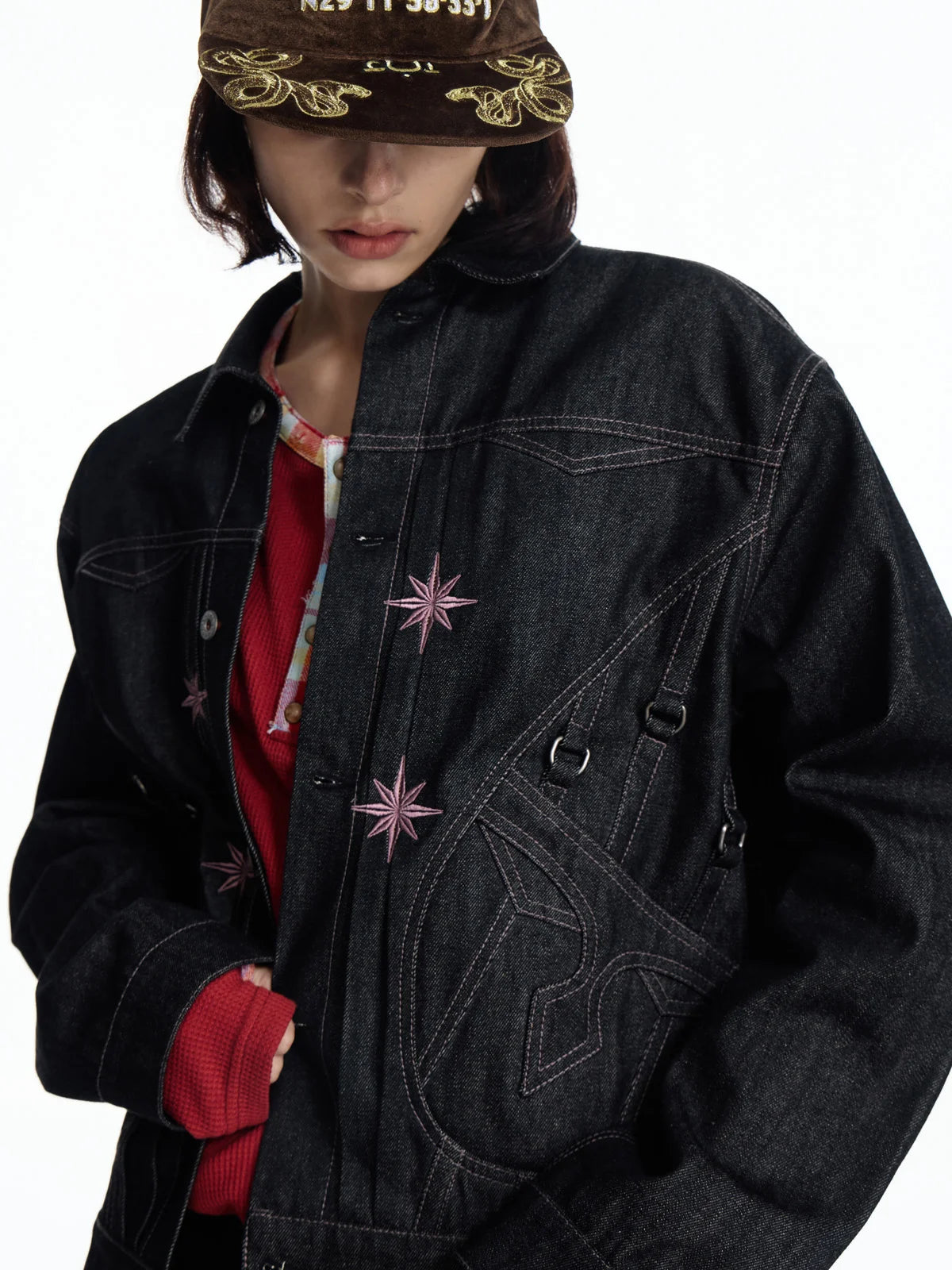 EMO Octagram Denim Jacket